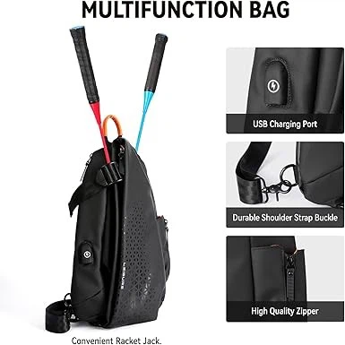 Sling Backpack With USB Charger